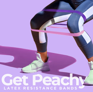 Get Peachy Latex Bands (5-Piece Set w Pouch)
